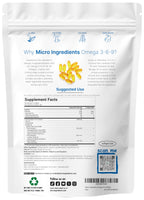 Micro Ingredients Omega 3-6-9 3600mg Heart & Brain Support - 300 Softgels - image 2