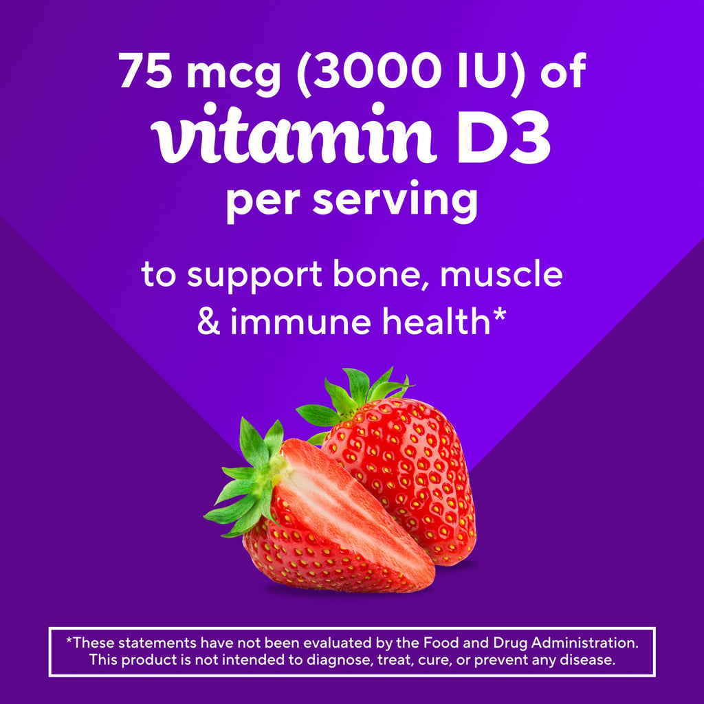 Vitafusion Vitamin D3 Gummies 3000 IU - 120 Count - image 5