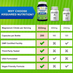aSquared Nutrition Magnesium Citrate 833mg - 200 Capsules - image 8