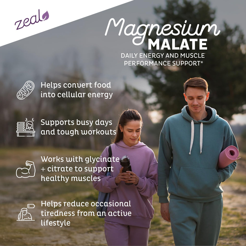 Zeal Naturals Triple Magnesium Complex 400mg - 180 Capsules - image 3