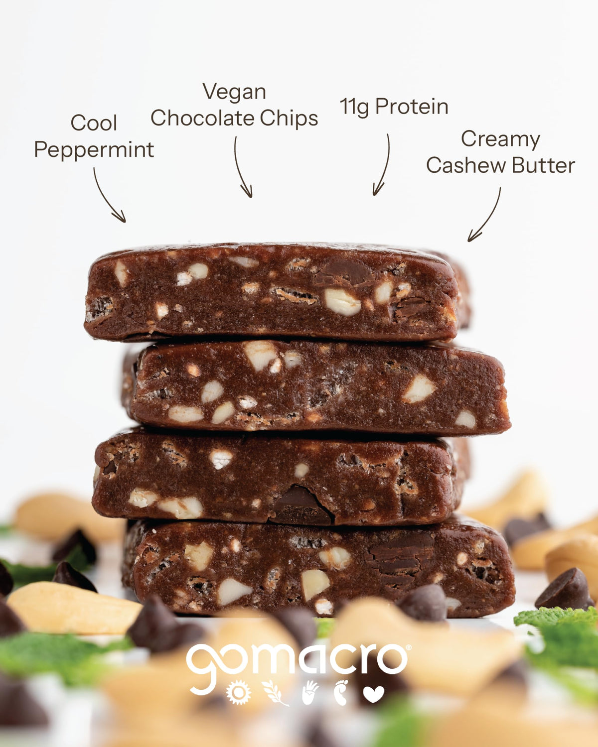 GoMacro MacroBar Organic Vegan Protein Bars