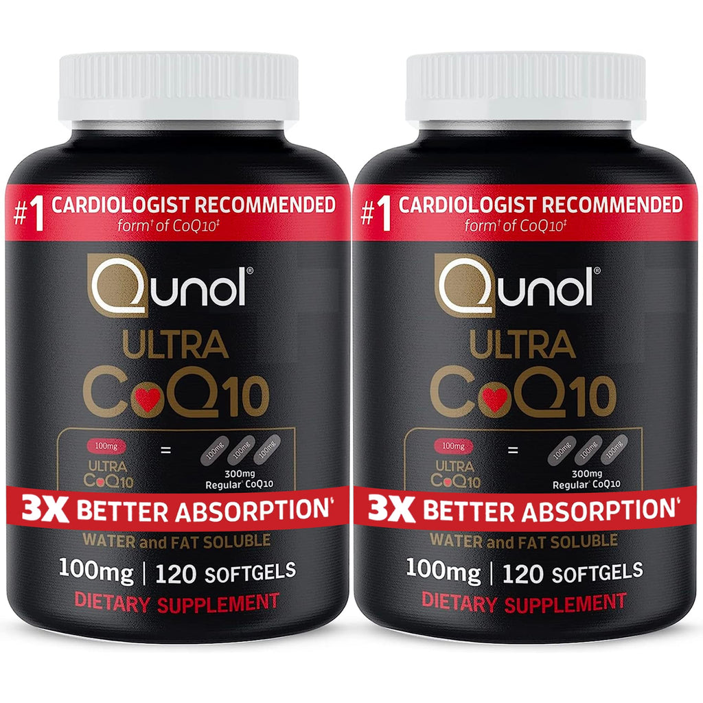 Qunol Ultra CoQ10 100mg Antioxidant - 240 Softgels