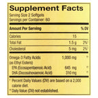 LUAL Spring Valley Omega-3 Mini Fish Oil 1000 mg - 120 Softgels - image 3