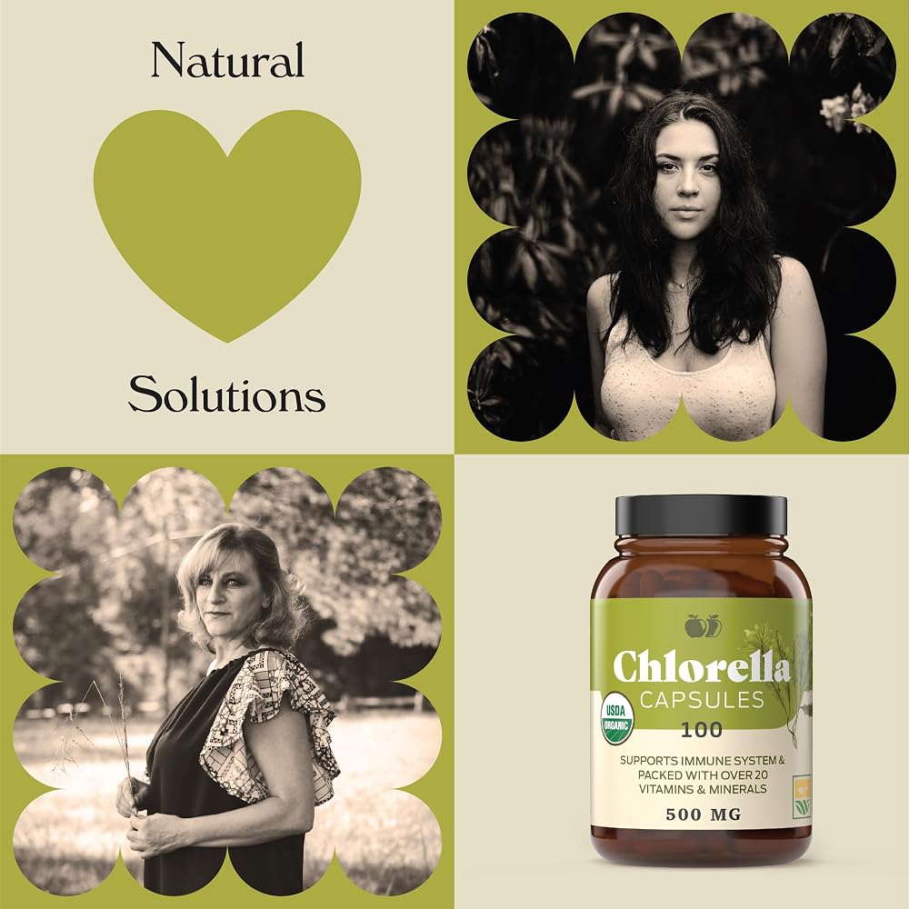 Complete Natural Products Organic Chlorella 500mg - 100 Capsules - image 8