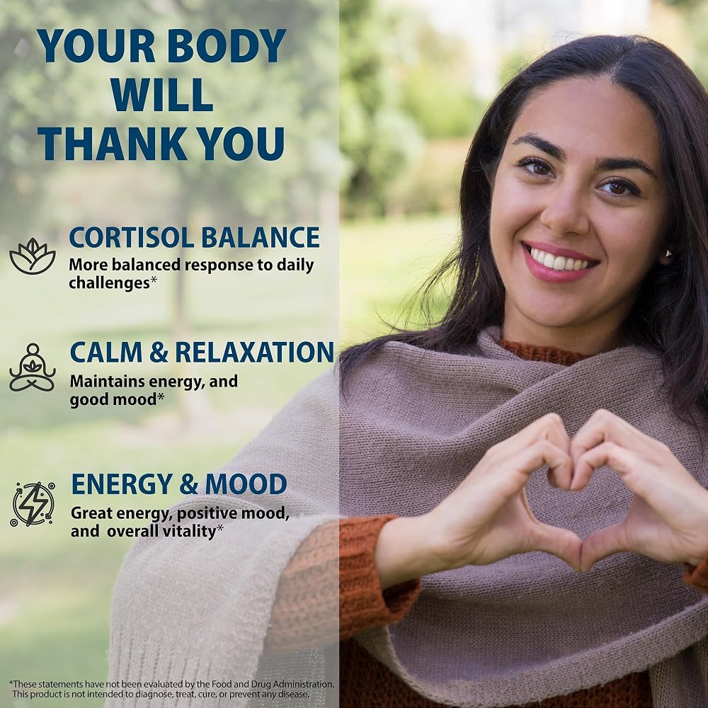 StrongVit Cortisol Supplements for Women and Men with Magnesium