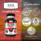 Kaya Naturals Collagen Gummies for Men & Women - Collagen Supplement