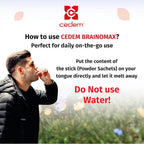 CEDEM BRAINOMAX Brain Booster Powder Sticks for Memory & Focus - 20 Sticks - image 5