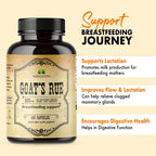 HERBALICIOUS Goat's Rue 1000mg Capsules for Breastmilk Support - 100 Capsules - image 7