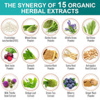 Cfuful 300 Billion CFU Probiotics 24 Strains + 15 Herbs Prebiotic