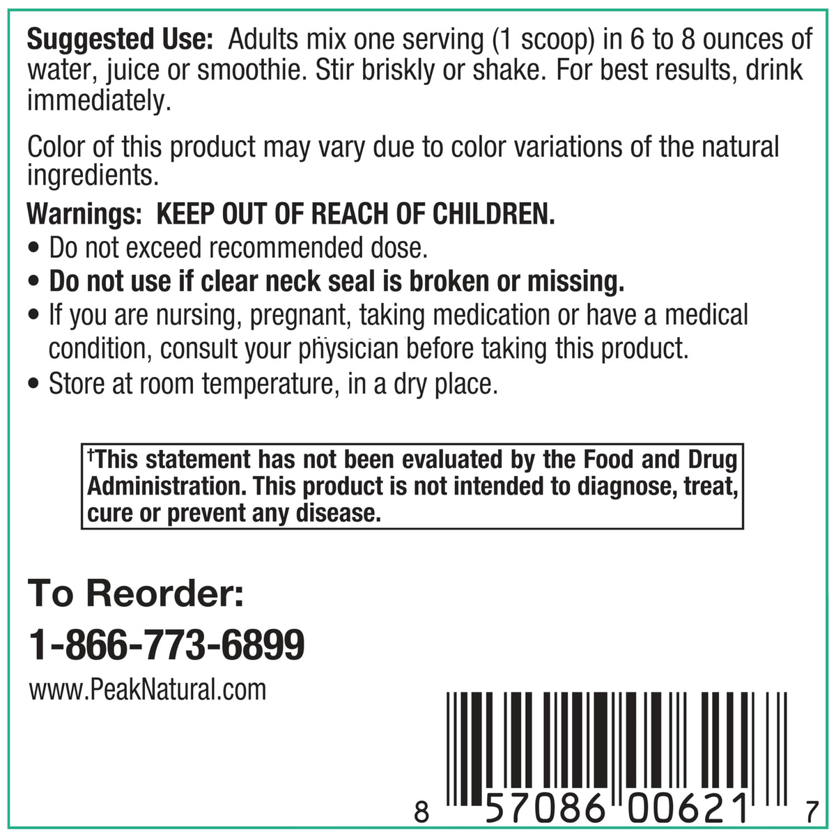 Peak Pure & Natural Beet Powder Nitric Oxide Supplement - 30 Servings - image 3