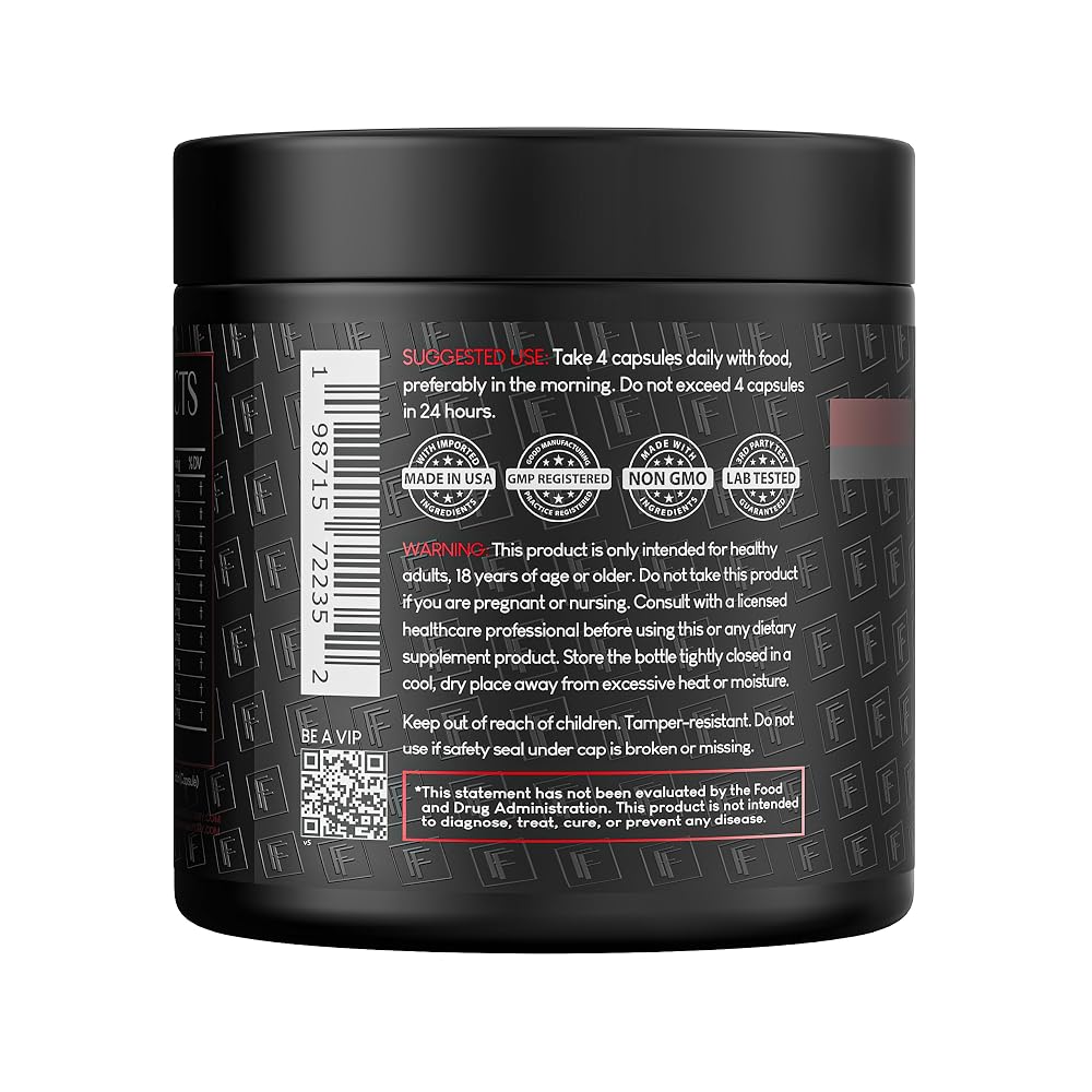 Formulation Factory Heart of Steel Nitric Oxide Supplements for Women