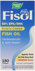 Nature's Way Fisol Fish Oil 150mg EPA 100mg DHA - 180 Softgels