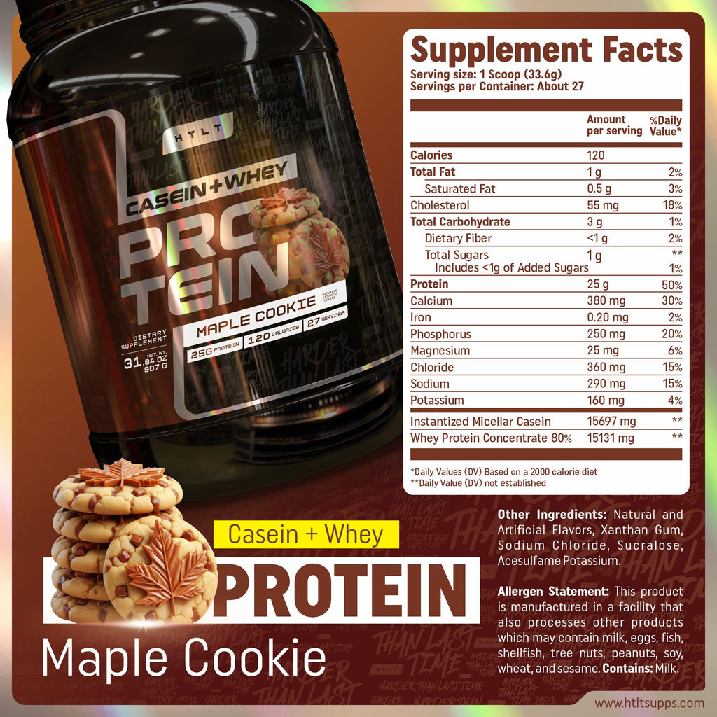 HTLT Supps Casein + Whey Protein by HTLT