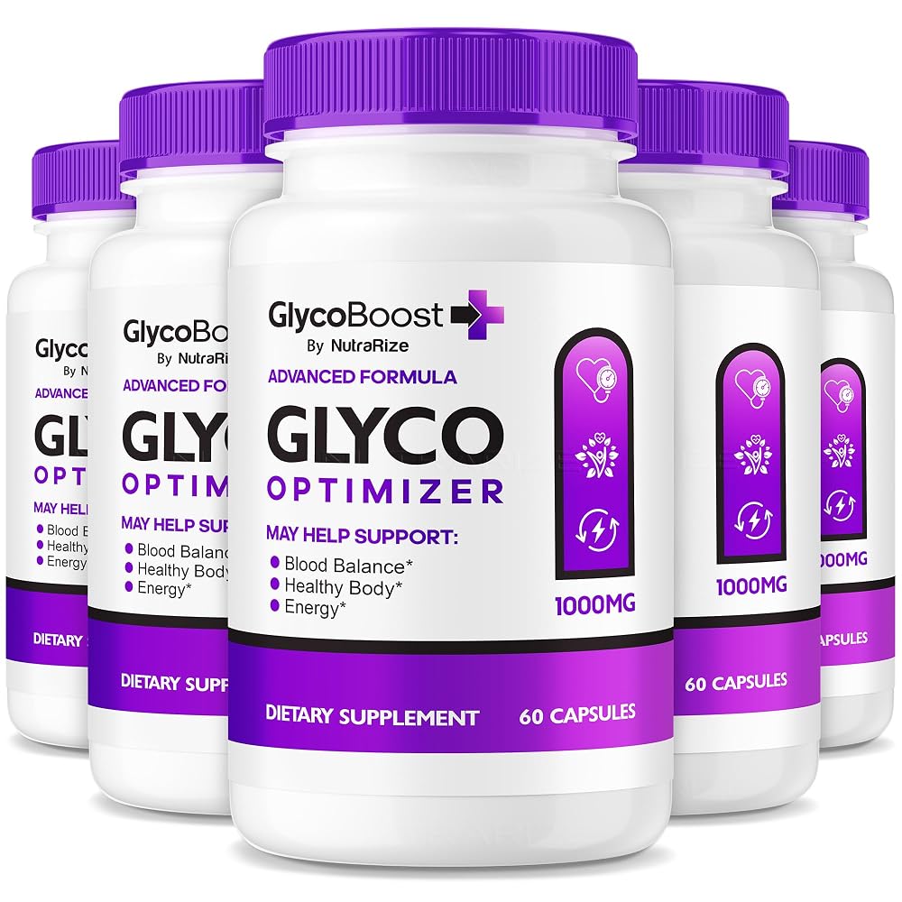NutraRize GlycoBoost Blood Support Formula - 300 Capsules