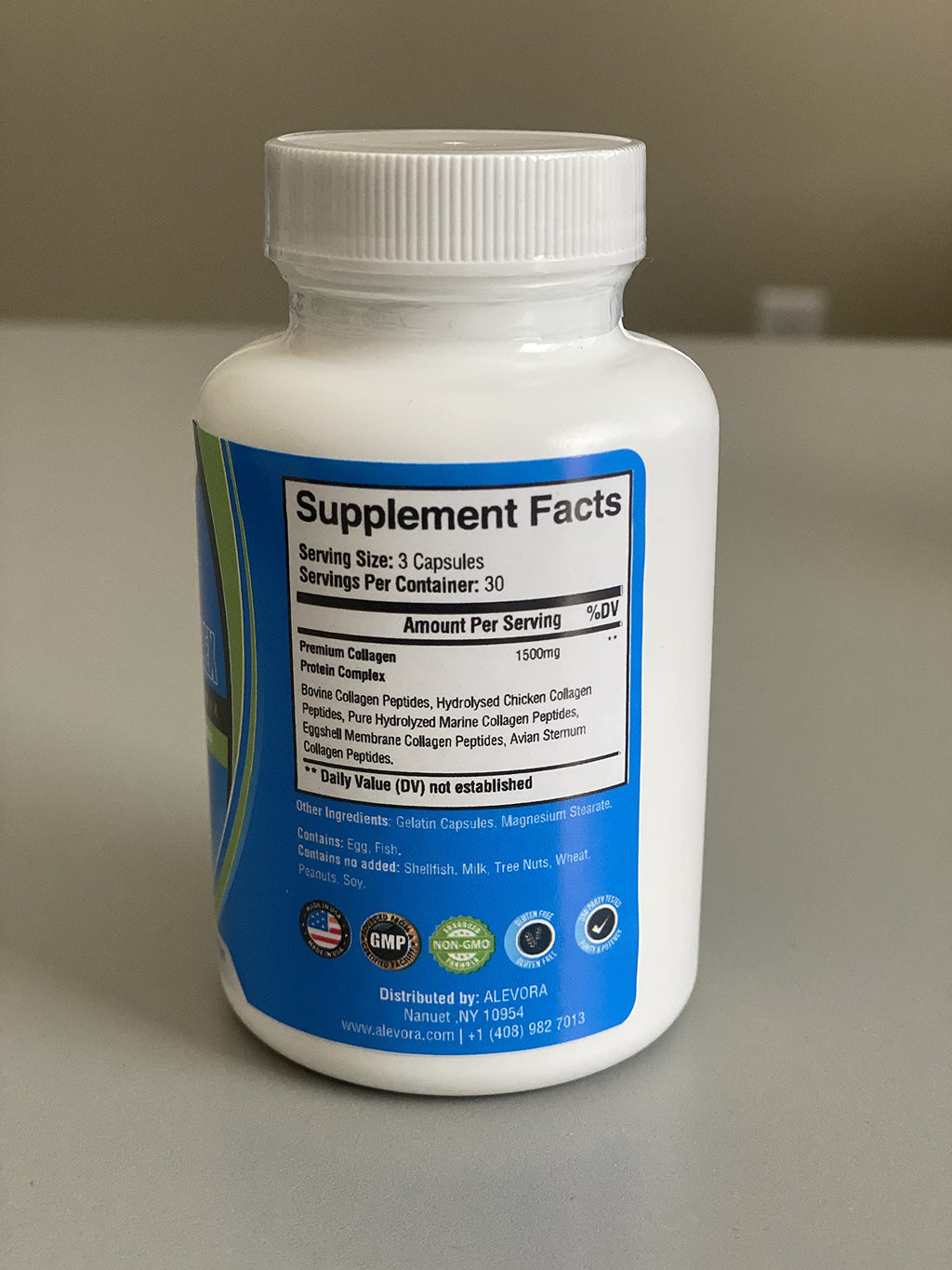 alevora Premium Collagen Complex Types I-V - 90 Vegetable Capsules - image 8
