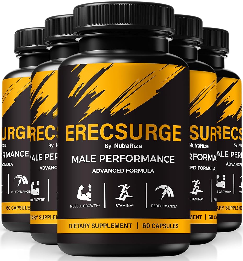 NutraRize Erecsurge for Men All-Natural Formula - 300 Capsules