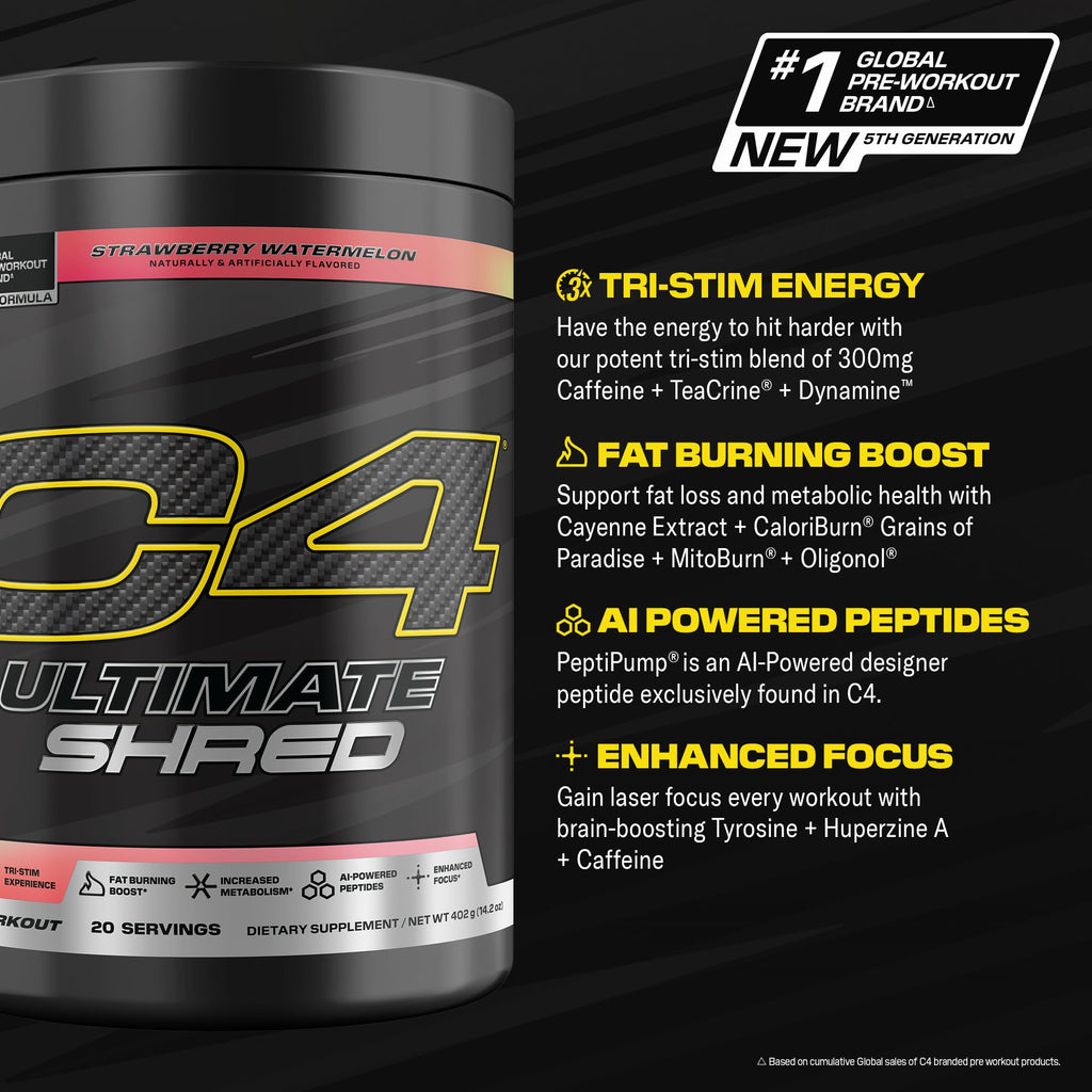 Cellucor C4 Ultimate Shred Pre Workout Powder