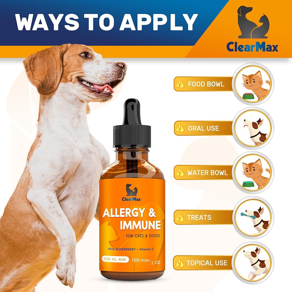 Clear Max Dog & Cat Allergy Relief Drops - 2 Fl Oz - image 5