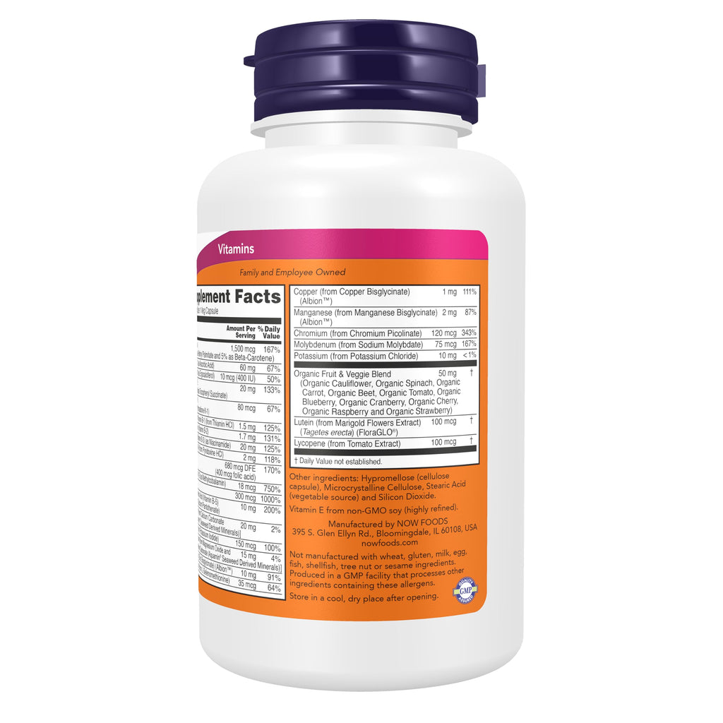 Now Supplements, Daily Vits™with Fruit & Veggie Blend, Lutein