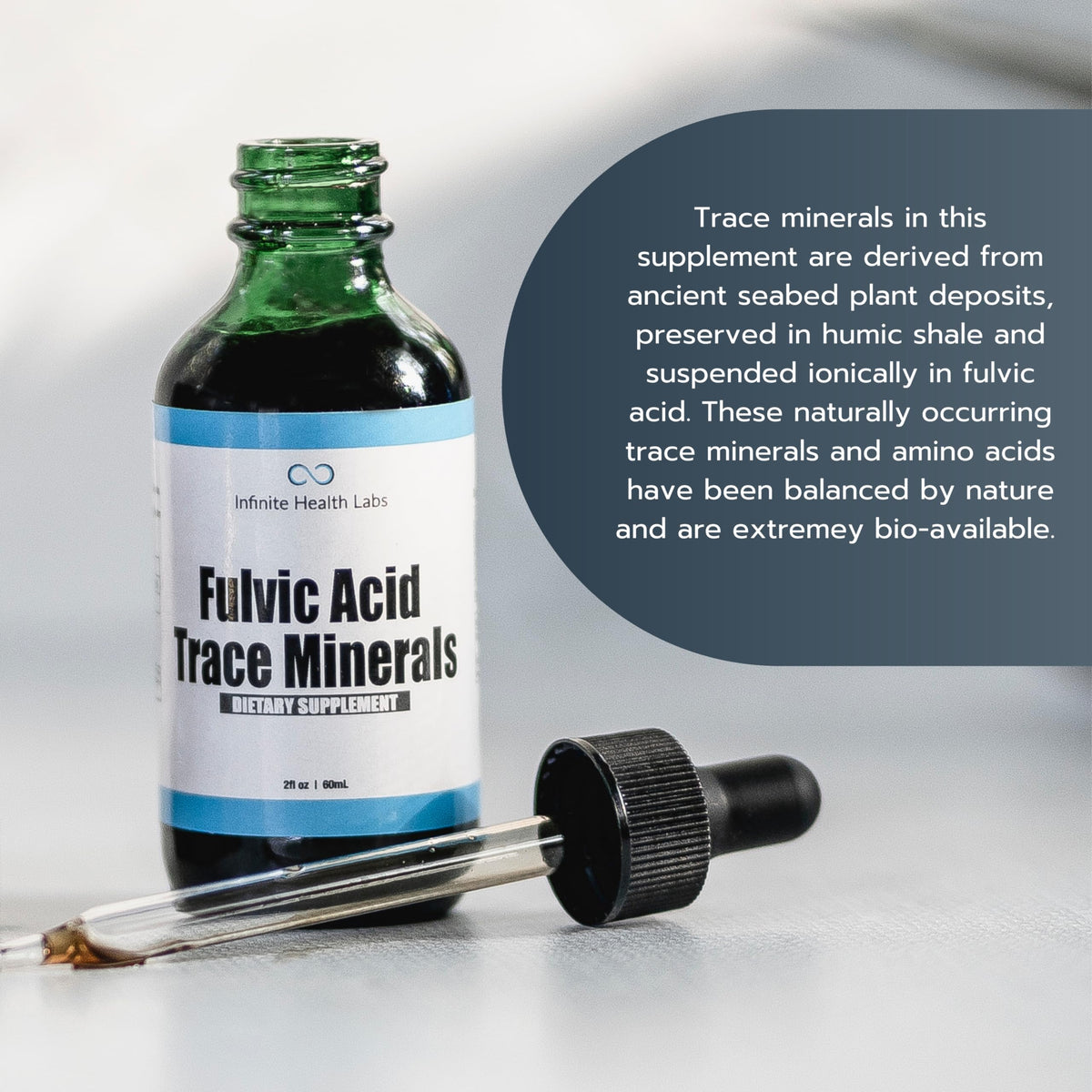 Infinite Health Labs Fulvic Acid Trace Minerals Liquid Drops - 169 Servings - image 5