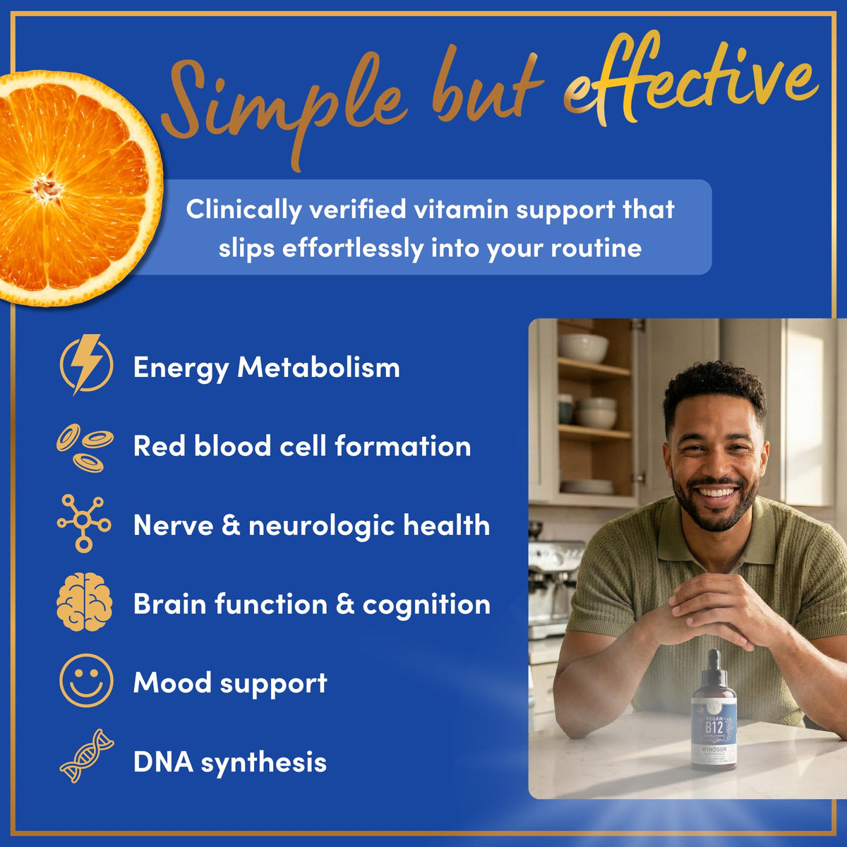 Windsor Botanicals Vegan Vitamin B12 Liquid Methylcobalamin 5000 mcg - 2 Fl Oz - image 3