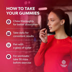 Natures Craft Flow Boosting Beet Root Gummies - Invigorating Beet
