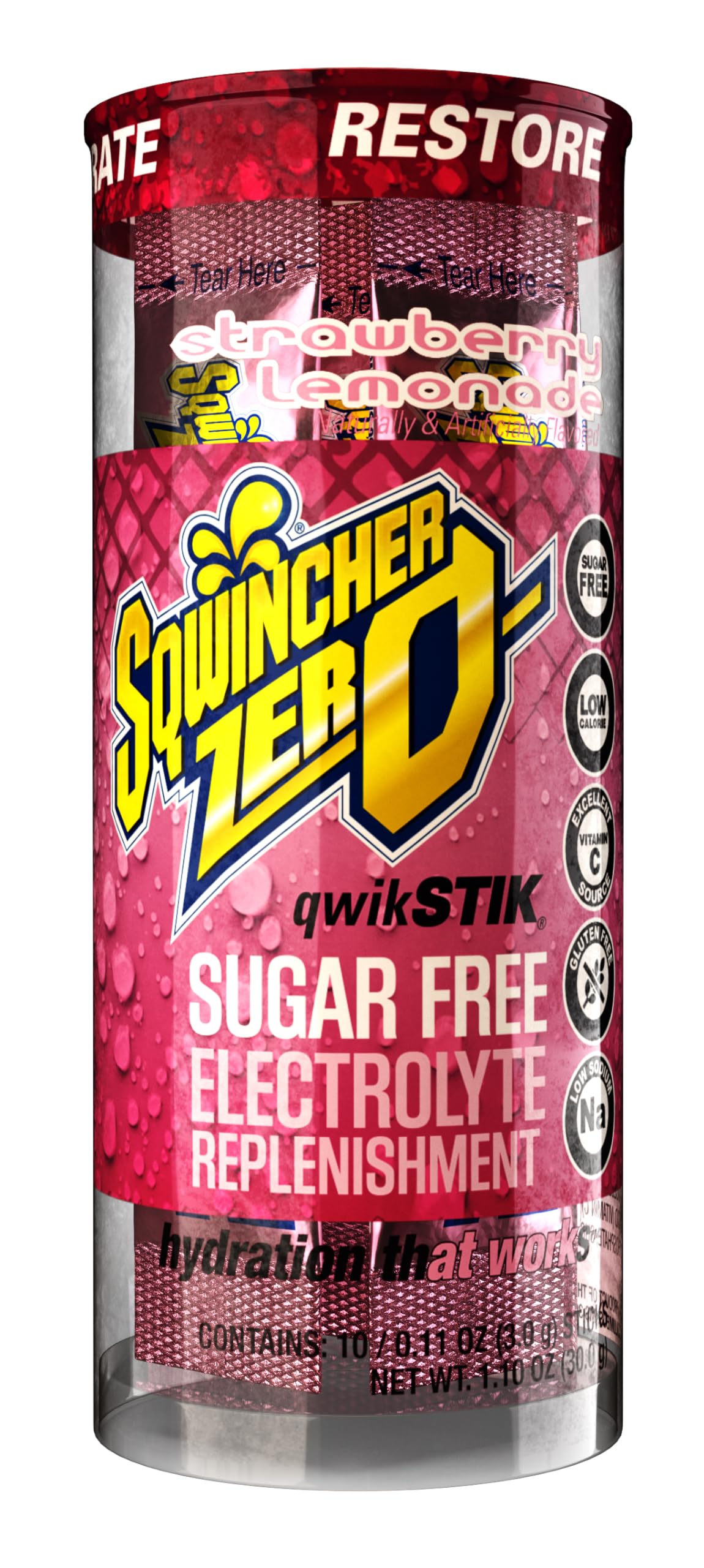 Sqwincher Qwik Stik Sugar Free Electrolyte Powder - 200 Packets