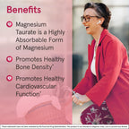 Jarrow Formulas Magnesium Taurate 300 mg - 90 Vegetarian Capsules - image 3