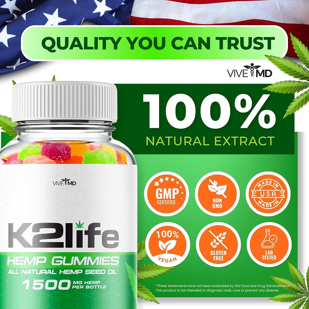 VIVE MD K2Life Gummies Premium Blend Hemp - 120 Count - image 5