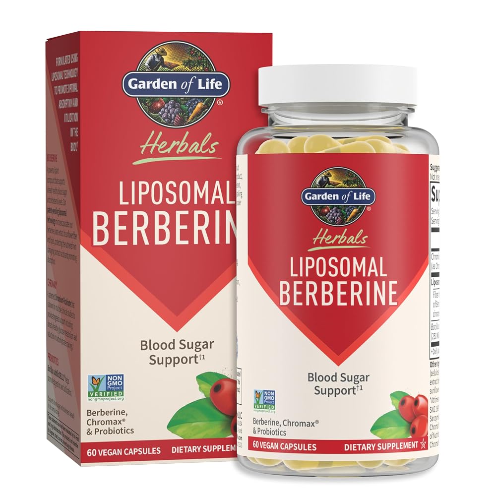 Garden of Life Liposomal Berberine with Chromium - 30 Servings