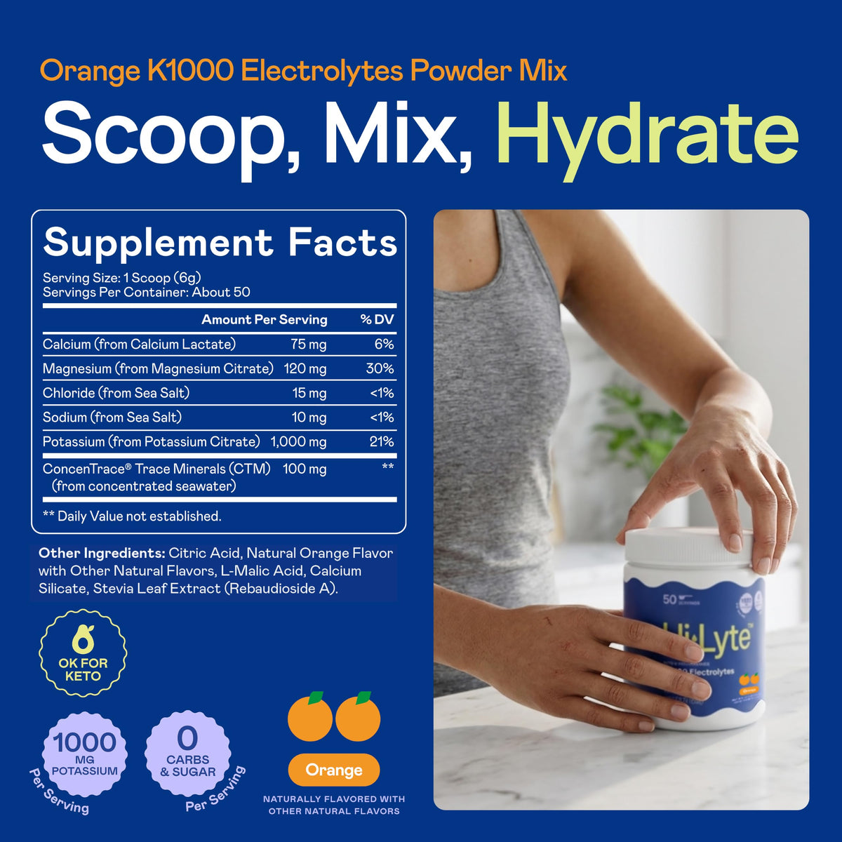 Hi-Lyte Keto K1000 Electrolyte Powder