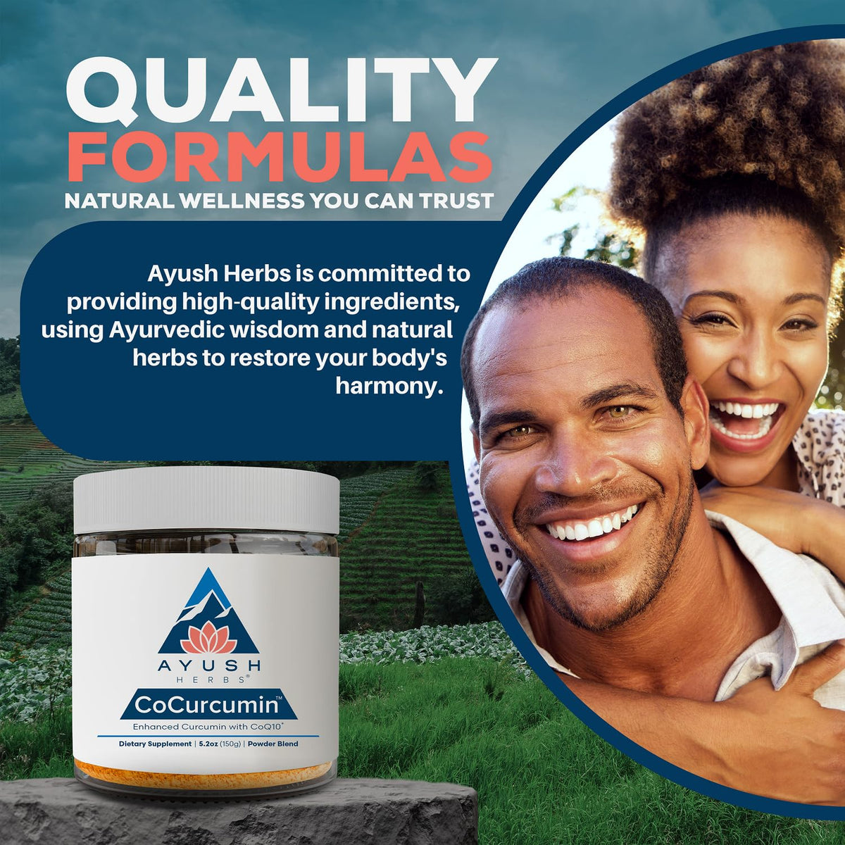 Ayush Herbs CoCurcumin Turmeric Powder with CoQ10 - 30 Servings - image 7