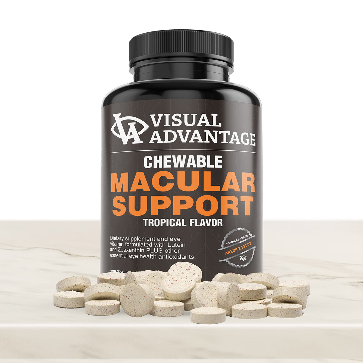 Visual Advantage Macular Support Chewables AREDS 2 - 180 Tablets - image 3