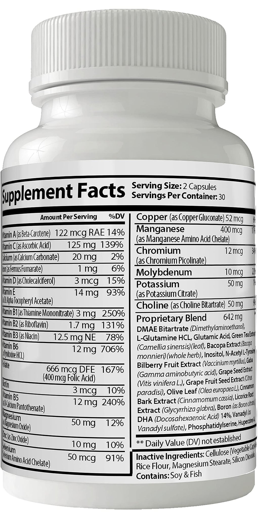 Nutra4health Alpha IQ Mind Brain Focus Memory Nootropic - 60 Capsules - image 2