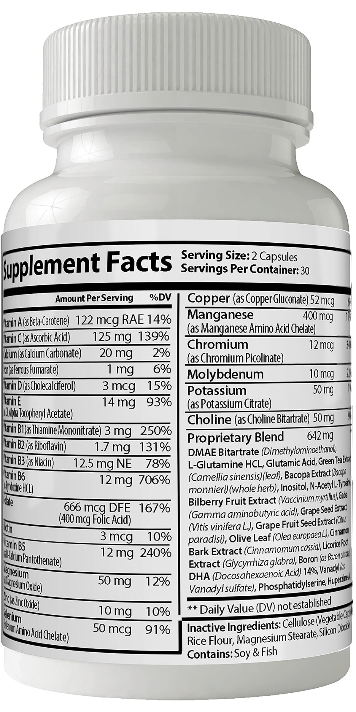 Nutra4health Alpha IQ Mind Brain Focus Memory Nootropic - 60 Capsules - image 2