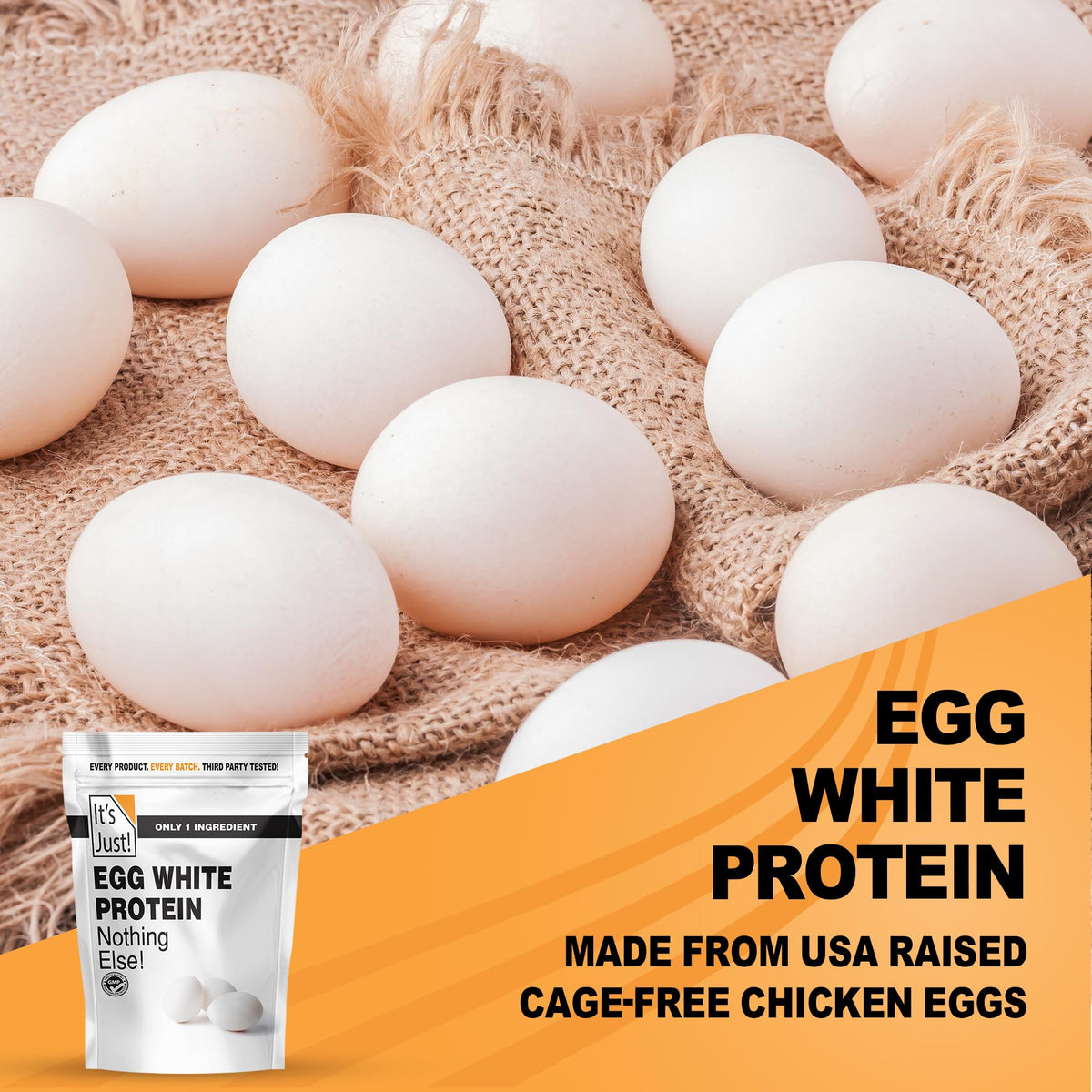 It's Just! - Egg White Protein Powder, Unflavored