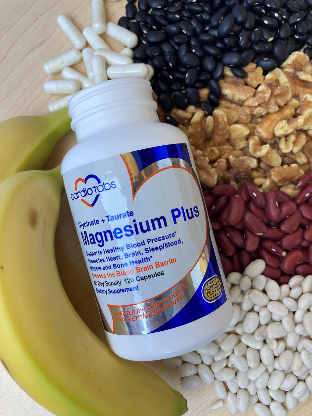 CardioTabs Magnesium Plus 200 mg - 120 Capsules - image 3
