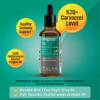 TALYA Oregano Oil Immune Support Liquid - 0.68 fl oz - image 2