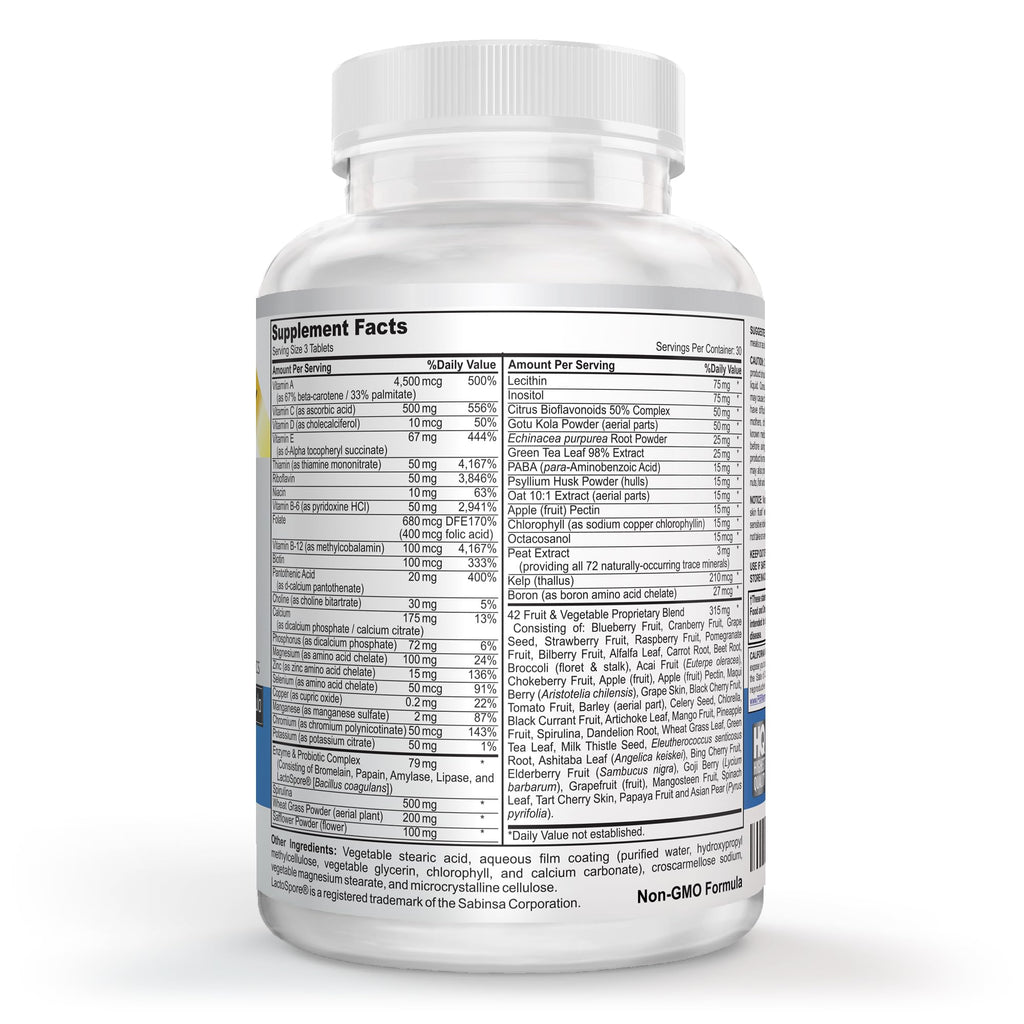 Vitalité Now! Vegan Whole Food Multivitamin - 90 Tablets - image 3