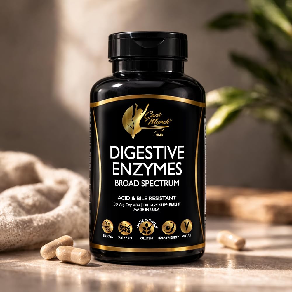 Cocó March N.M.D Digestive Enzymes 18 Blend - 30 Veg Capsules - image 9