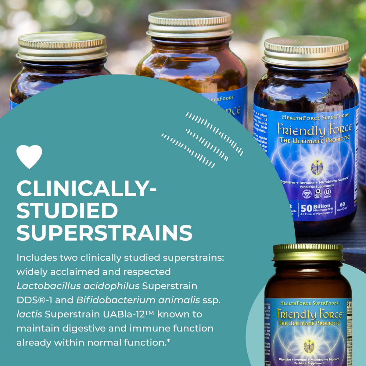 HEALTHFORCE SUPERFOODS Friendly Force Probiotic - 60 Capsules - image 5