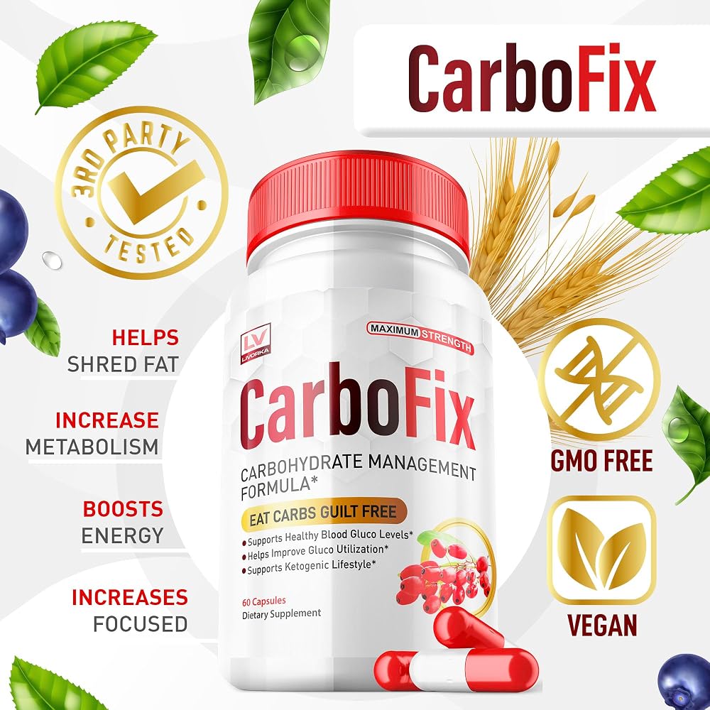LIVORKA Carbofix Pills - 300 Capsules (5 Pack) - image 2