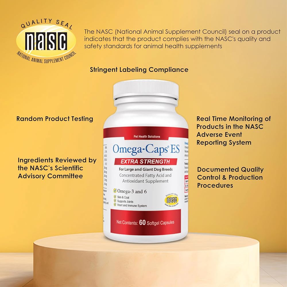 PHS Omega-Caps Extra Strength for Large Breeds - 180 Softgels - image 8