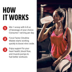 Force Factor Citrulline Malate 2:1 L-Citrulline Powder - 7 oz - image 4