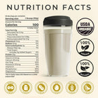 TUPAXA USDA Organic Hemp Protein Powder for Women & Men - Unflavored