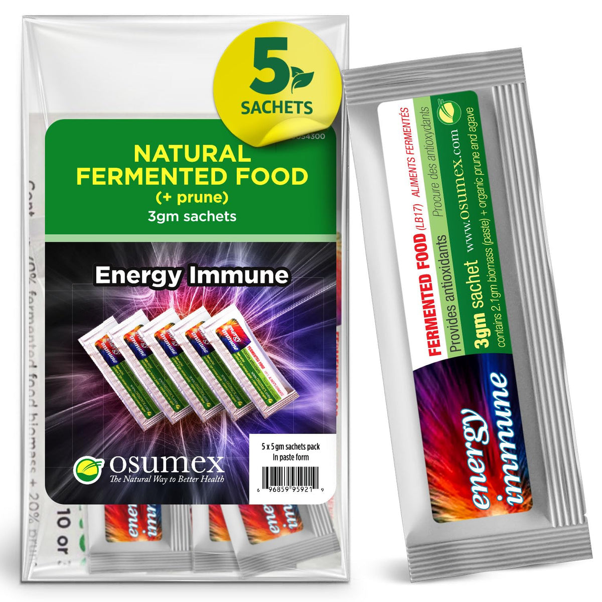 Osumex LB17 Fermented Probiotic Biomass Paste - 5 Packets