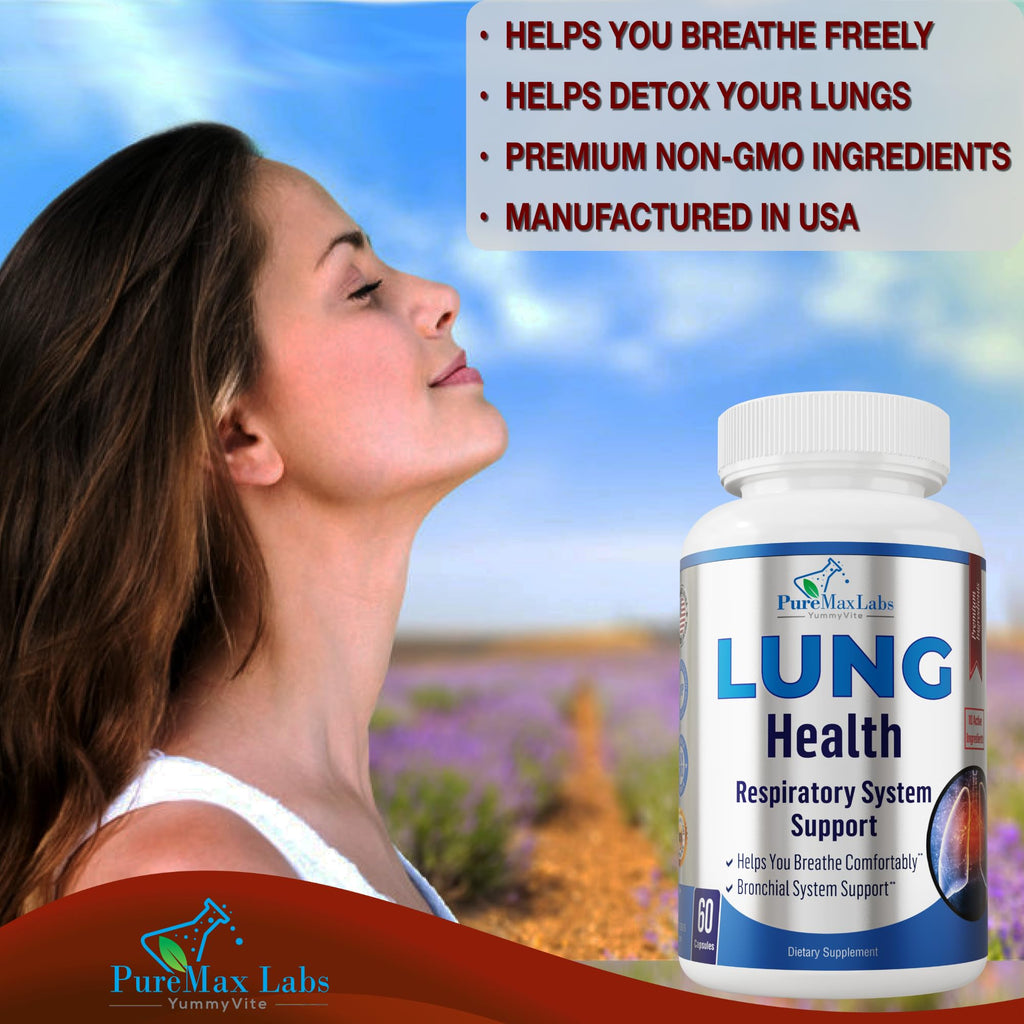 YUMMYVITE Lung Support Supplement for Clear Lungs - 60 Capsules - image 3