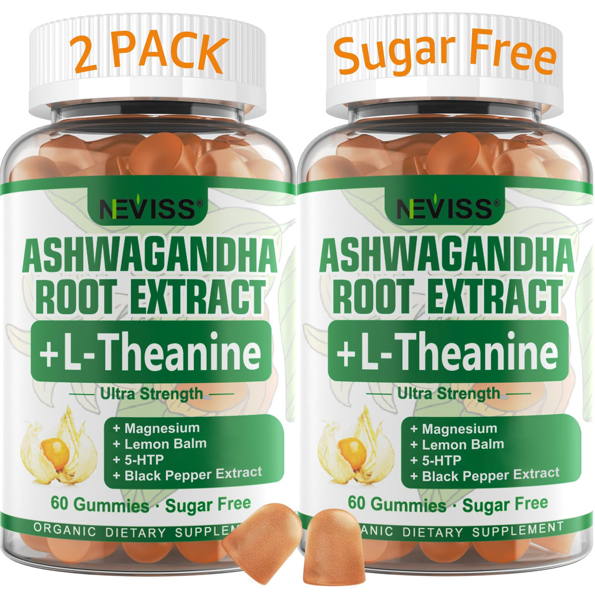 NEVISS Ashwagandha Gummies 2000mg