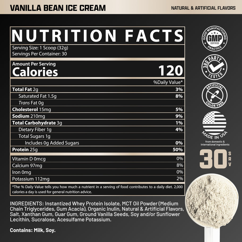 Nutrex Research IsoFit Whey Protein Powder Instantized 100% Whey