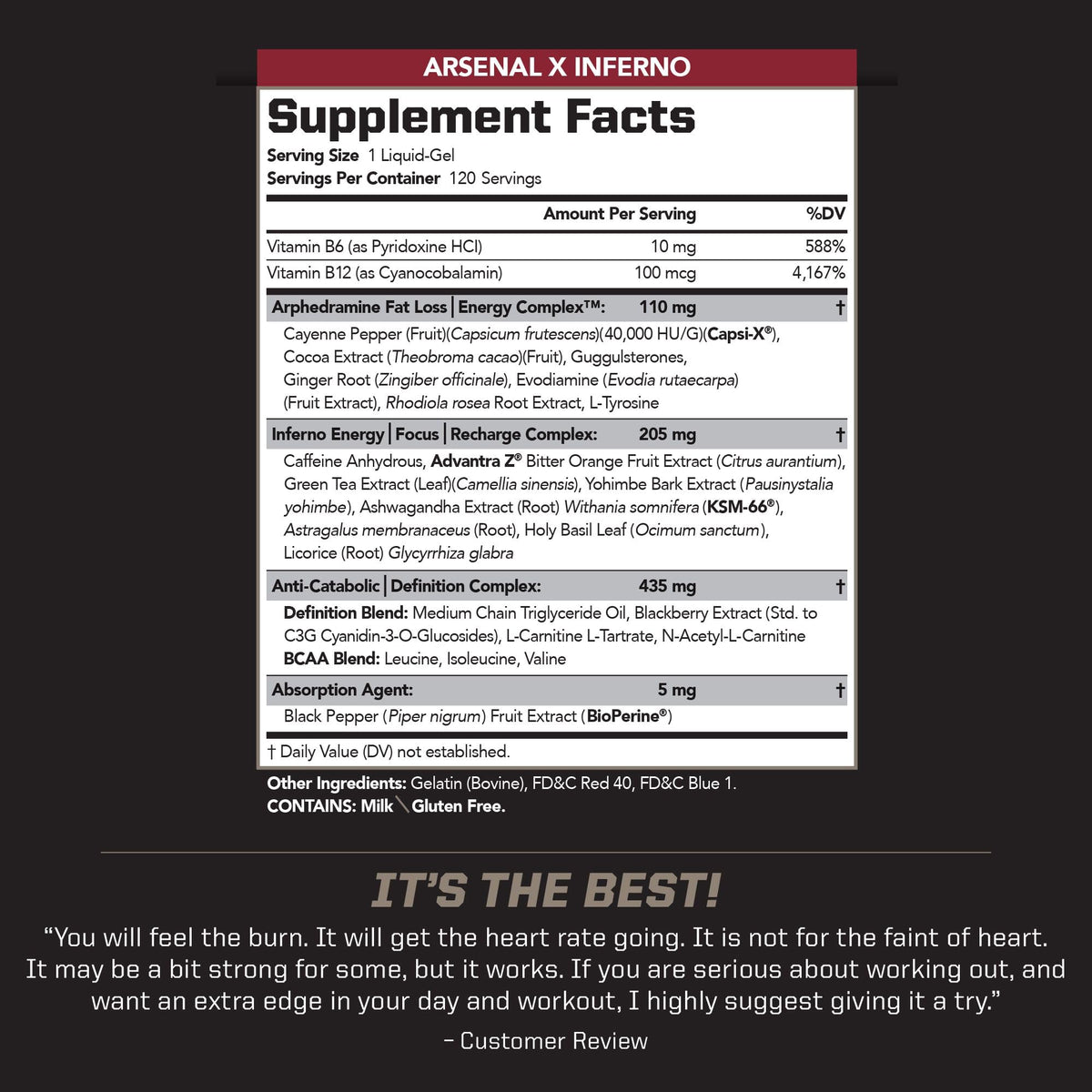PMD Sports Arsenal X Inferno Thermogenic Fat Burner - 120 Softgels - image 2